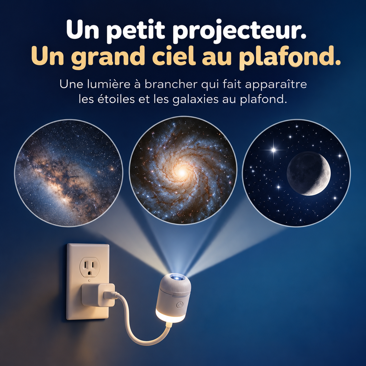 GalaxyDream - projections étoiles et galaxies
